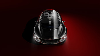 Aston Martin Lagonda Vision concept, Geneva motor show, front, 2018 HD wallpaper