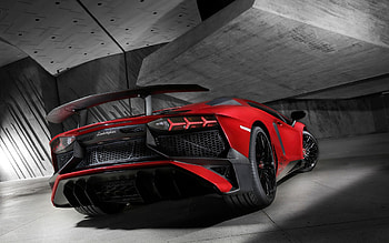 lamborghini aventador lp750 4 sv, aventador, italian, lamborghini, red HD wallpaper