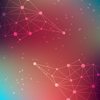 Abstract, Circles, Points, Point, Gradient, Connections, Connection HD phone wallpaper