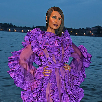 Iman, Venice Film Festival, Valentino Couture, Fashion icon HD wallpaper