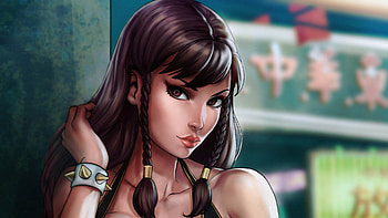 Fantasy Girl Playing With Hairs, fantasy-girls, artist, artwork, digital-art HD wallpaper