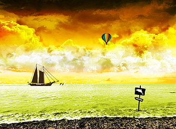 Cool Sunset, boat, awesome, , beaches, colors, nice, white, sunsets, landscape, wawes, abstracts, fantasy, green, ship, sand, graphy, morning, collage, balloons, brown, sign, painting, orientation, dolphins, seascape, amazing, sunrises, beautiful, afternoon, orange, gray, red, hop, yellow, cool, clouds, card HD wallpaper