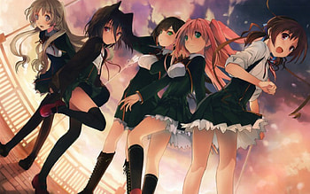 Koi to Senkyo to Chocolate, morishita michiru, sumiyoshi chisato, shinonome satsuki, aomi isara, kiba mifuyu HD wallpaper