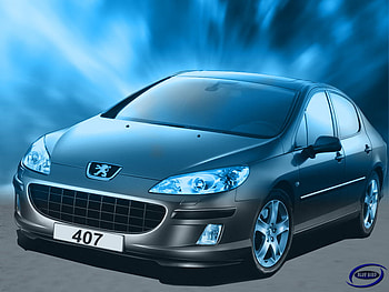 Peugeot 407, 407, car, dxb, lion, uae, beach, automobiles, baloch, peugeot, irfan, balochistan, france, sports, french, bloshi, bluebird, emirates, balochsaab, sky, dubai HD wallpaper