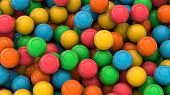 Colorful balls, Bubble gum delight, Sweet treat, Vibrant colors HD wallpaper