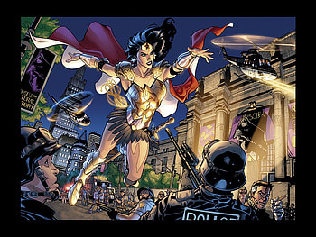 Wonder Woman, comic, wonder, woman, female HD wallpaper