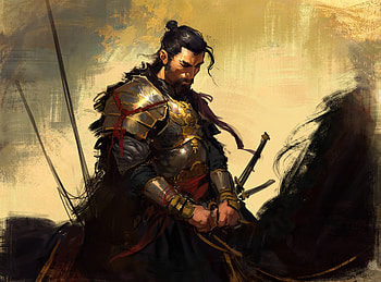 Fantasy Samurai — Twilight Ronin | Ronin of the Golden Dawn, fantasy, samurai HD wallpaper