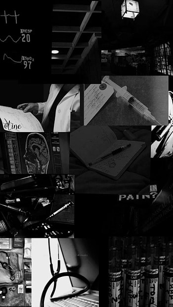 Doctor Aesthetic Black. Black aesthetic, Black aesthetic , Aesthetic doctor, Black Medical HD phone wallpaper
