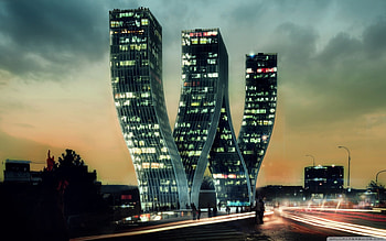 Landscape, Cities, Night, Architecture HD wallpaper