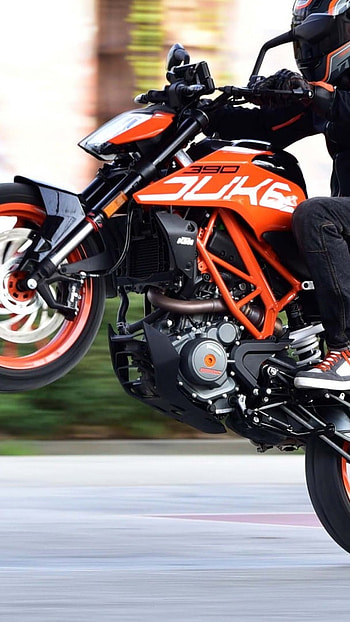 Ktm Duke 390, Wheelie, bike, ktm, stunt HD phone wallpaper