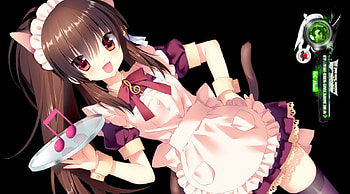 song neko maid, music, neko, girl, maid HD wallpaper