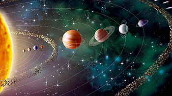Solar System, Cool , Celestial beauty, Planetary wonders HD wallpaper