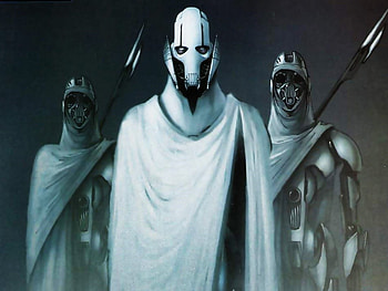 general grievous, cloaks, guards, robot, weapons HD wallpaper