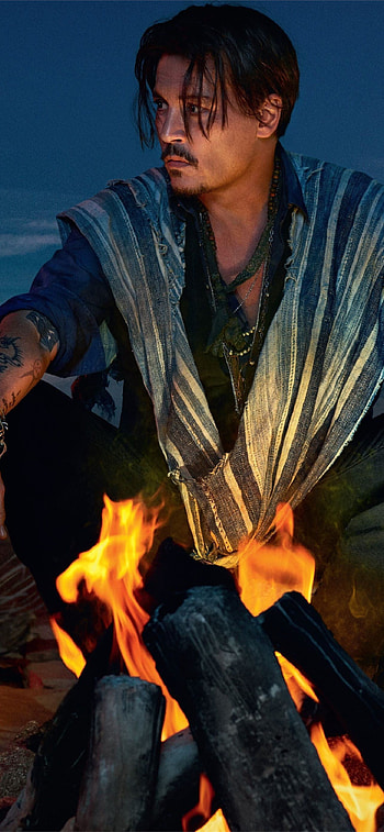 Dior Sauvage Parfum, Johnny Depp HD phone wallpaper