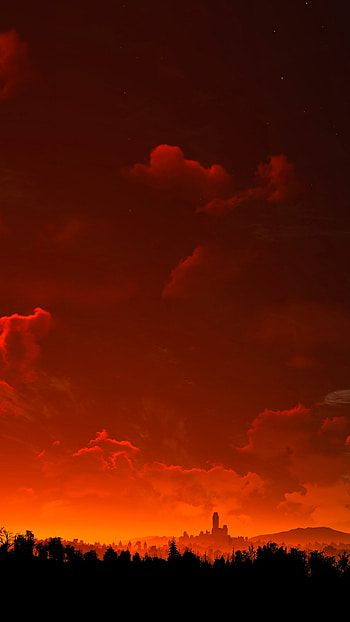 cloud, sky, landscape, video game, The Witcher 3: Wild Hunt HD phone wallpaper