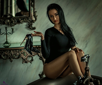 Model, black, girl, wome HD wallpaper