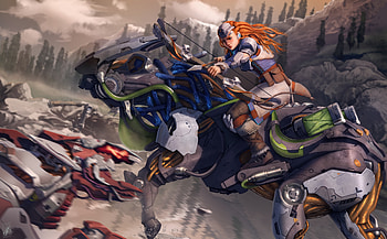 Aloy Horizon Zero Dawn Artwork, horizon-zero-dawn, games, pc-games, xbox-games, ps-games, artwork HD wallpaper