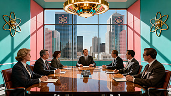 Skyline Boardroom — Corporatism Ultra, corporatism, meeting HD wallpaper
