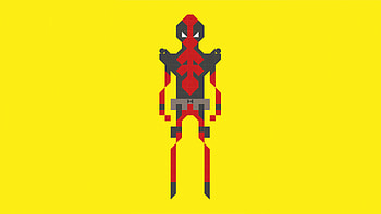 Deadpool Pixel Art , deadpool, superheroes, artwork, digital-art, artist, behance HD wallpaper