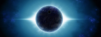 Universe, Shining, Shine, Light, Beams, Rays, Planet, Satellite HD wallpaper