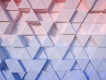 Triangle, Pastel colors, 3D , Soft and dreamy HD wallpaper