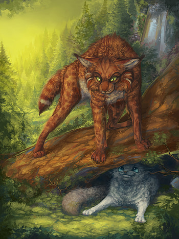 Art, Iris, Forest, Play, Big Cats HD phone wallpaper