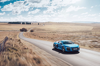 Audi, Cars, Road, Movement, Traffic, R8, V10 HD wallpaper