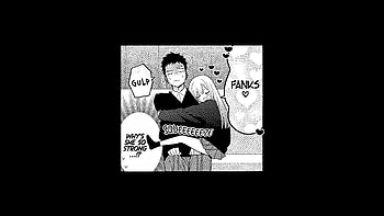 Marin hugging Gojo - Manga - Dark background, My Dress-Up Darling, Marin Kitagawa, Wakana Gojo, manga HD wallpaper