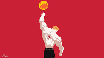 Escanor, The Seven Deadly Sins, anime, minimal, art HD wallpaper