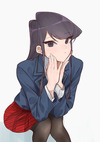 shouko komi, cara, anime HD phone wallpaper