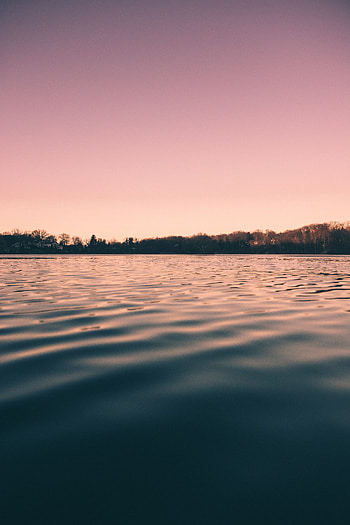 Nature, Water, Twilight, Lake, Dark, Ripples, Ripple, Dusk HD phone wallpaper