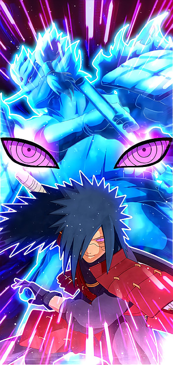 Naruto Madara, Sharingan, Sasuke, Uchiha HD phone wallpaper