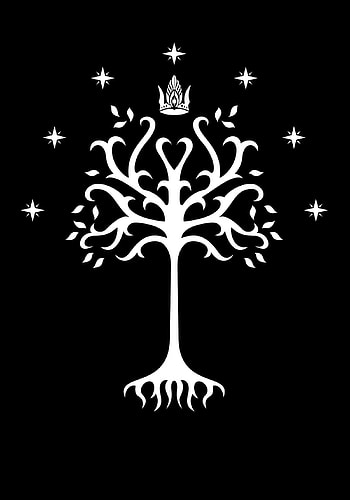 Gondor, White Tree of Gondor, Iconic emblem, Movie inspiration HD phone wallpaper