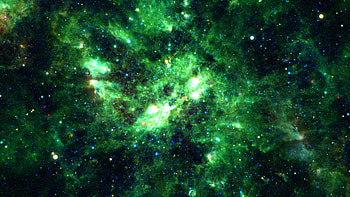 Green Nebula, Video footage emerald, Astral marvel, Celestial captivation HD wallpaper