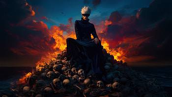 Jujutsu Kaisen The Fight For Survival, jujutsu-kaisen, anime, artist, artwork, digital-art, ai HD wallpaper