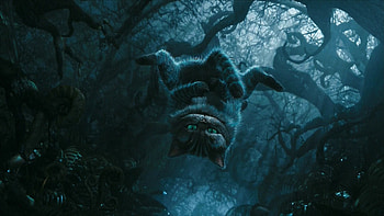 Cheshire Cat in Alice In Wonderland!, wonderland, film, cat, cheshire HD wallpaper
