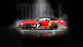 Ford Mustang Mach 1 Livery Design, ford-mustang-mach-1, ford-mustang, cars, 2024-cars HD wallpaper