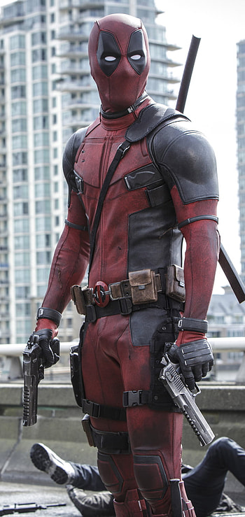 Deadpool: Rooftop Merc , movie, Deadpool HD phone wallpaper