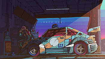 Race Box, artist, artwork, digital-art, artstation HD wallpaper