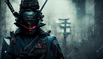 robo samurai, samurai, robot HD wallpaper