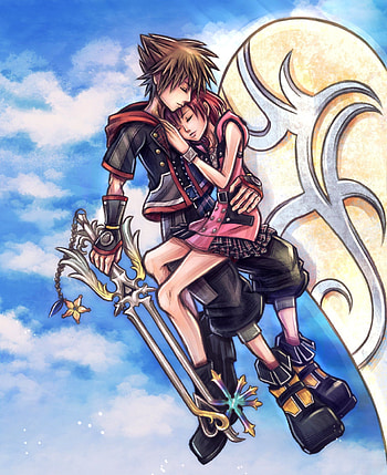 Kairi kingdom hearts anime, Stunning artwork, Iconic characters, Heartwarming scenes HD phone wallpaper