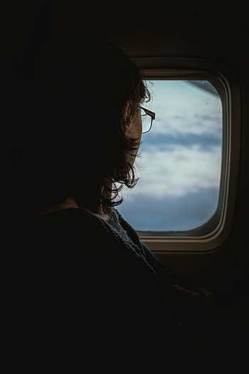 Dark, Miscellanea, Miscellaneous, Window, Porthole, Human, Person HD phone wallpaper