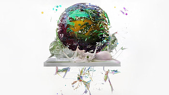 Light, 3D, Light Coloured, Ball, Wax HD wallpaper
