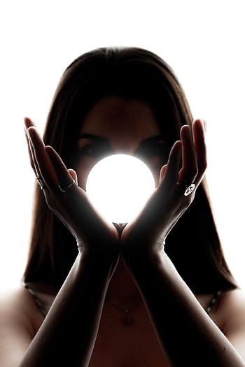 Shine, Light, Miscellanea, Miscellaneous, Hands, Girl, Ball, Glow HD phone wallpaper
