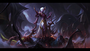 Female Darkin, Darkin (League of Legends), video game, Legends of Runeterra HD wallpaper