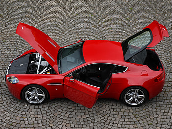 Auto, Aston Martin, Cars, View From Above, Style, 2008, V8, Vantage HD wallpaper