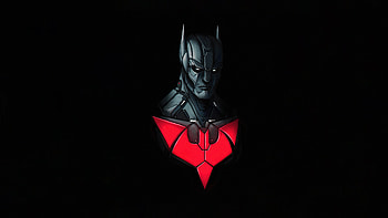 Batman Beyond Dark Minimal , batman-beyond, superheroes, dark, minimalism, minimalist, artist, artwork, digital-art, artstation HD wallpaper