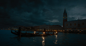 A Haunting in Venice (2023) - Official Still , movie, water, evening, night, A Haunting in Venice HD wallpaper