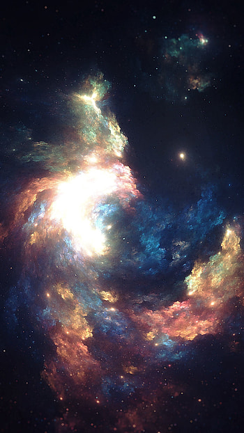 Abstract, Glare, Shine, Light, Multicolored, Motley, Cloud HD phone wallpaper