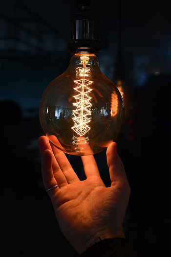 Shine, Light, Hand, Miscellanea, Miscellaneous, Glow, Touching, Touch, Light Bulb HD phone wallpaper